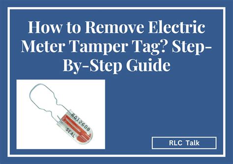 opening electric meter box|remove electric meter tamper seal.